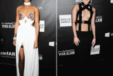 Rihanna Miley Cyrus amraf gala la